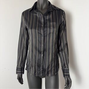 85. Hugo Boss Silk Stripe Button Shirt